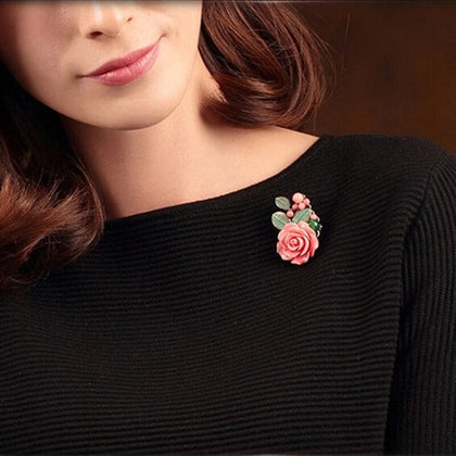 Broche fleur