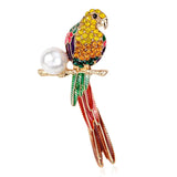 Broche Oiseau <br>Perruche Festive