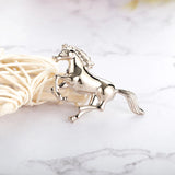 Horse Brooch<br> Golden Gallop