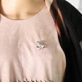 Horse Brooch<br> Golden Gallop