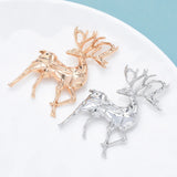 Christmas brooch<br> Abstract Reindeer