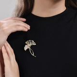 Broche Fleur <br>Ginkgo