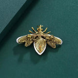 Bee Brooch<br> Ink Black