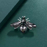 Bee Brooch<br> Ink Black