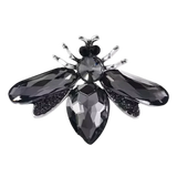 Broche Abeille Noir d'Encre