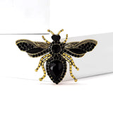 Bee Brooch<br> Black Widow