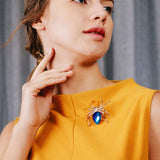 Spider Brooch<br> Crystal Clear