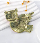 Owl Brooch<br> Bright