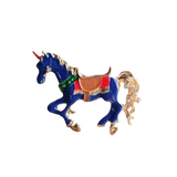 Horse Brooch<br> In Enamel