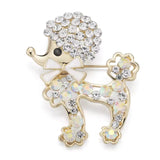 Broche Chien Doré Noble
