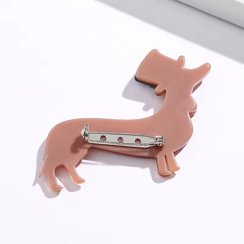Dog Brooch<br> Magic Dachshund