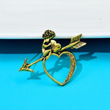 Heart Brooch <br>Love Angels