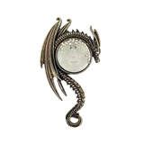 Dragon Brooch<br> Moon