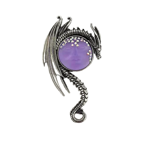 Dragon Brooch<br> Moon