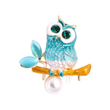 Owl Brooch<br> Deep Thinking