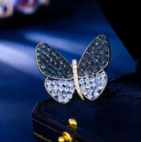 Butterfly Brooch<br> Blue
