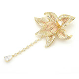Flower Brooch<br> Royal Orchid