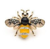 Broche abeille baby yellow