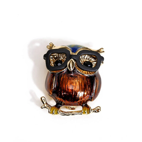 Owl Brooch<br> The Professor
