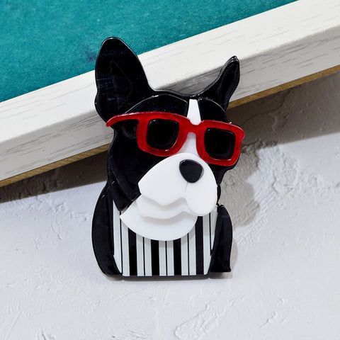 Dog Brooch<br> Godfather Chic