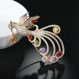Broche Oiseau <br>Phoenix Enchanteur