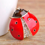 Ladybug Brooch<br> Stealth Flight