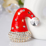 Christmas brooch<br> Christmas hat