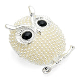 Owl Brooch<br> Rhinestone Ball
