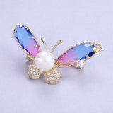 Luxury Brooch<br> Azure Flight