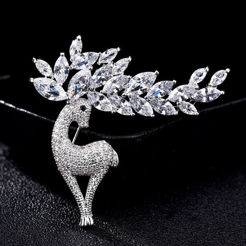 Christmas brooch<br> Enchanted Reindeer