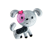 broche chien pin up