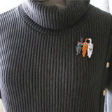 Cat Brooch<br> Feline Trio