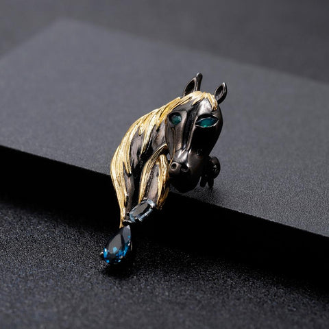 Luxury Brooch<br> Proud Steed