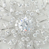 Luxury Brooch<br> Silver Snowflake