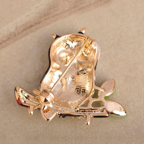 Owl Brooch<br> Deep Thinking