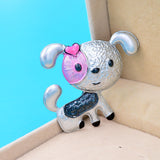 Dog Brooch<br> Pin-Up Doggy