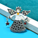 Christmas brooch<br> Guardian angel