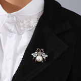 Bee Brooch<br> Pearl Perfection