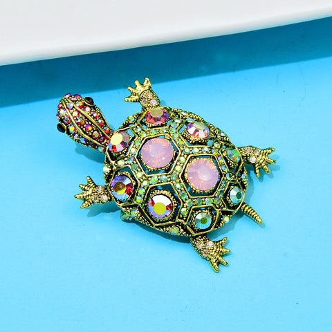 Turtle Brooch<br> Shining Star