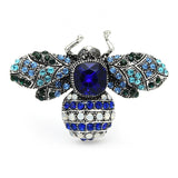Bee Brooch<br> Azure