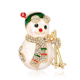 broche bonhomme de neige