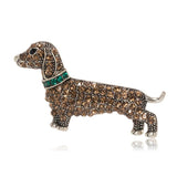 broche chien brown sugar
