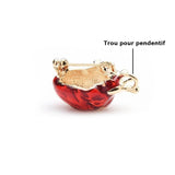 broche coeur vif pendentif