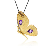 broche de luxe ailes de bonheur