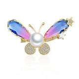 broche de luxe envolée azur