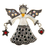 broche de noel ange gardien