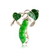 broche originale petits pois