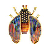 broche scarabée renaissance bleu