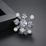 Christmas brooch<br> Snowflake
