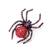 Two-tone Spider Brooch
